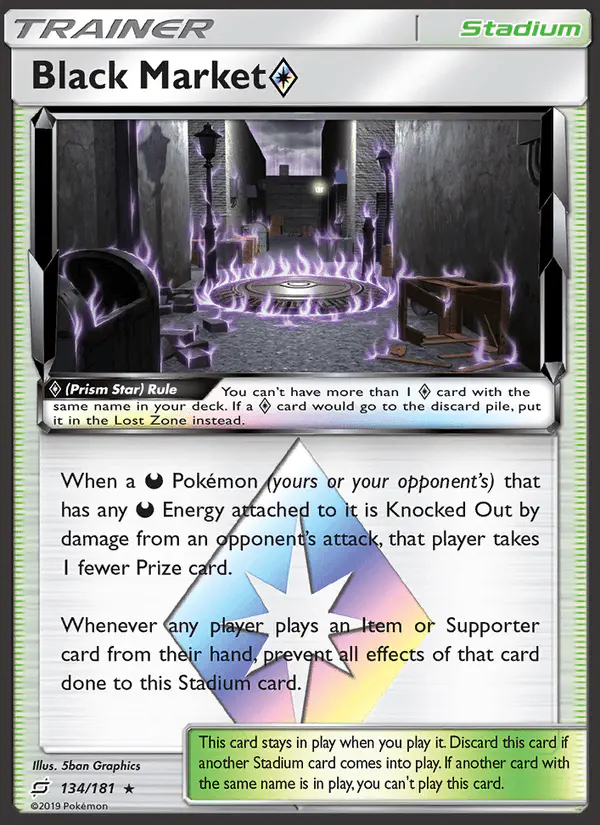 Carta Black Market ◇ 134/181 de Team Up