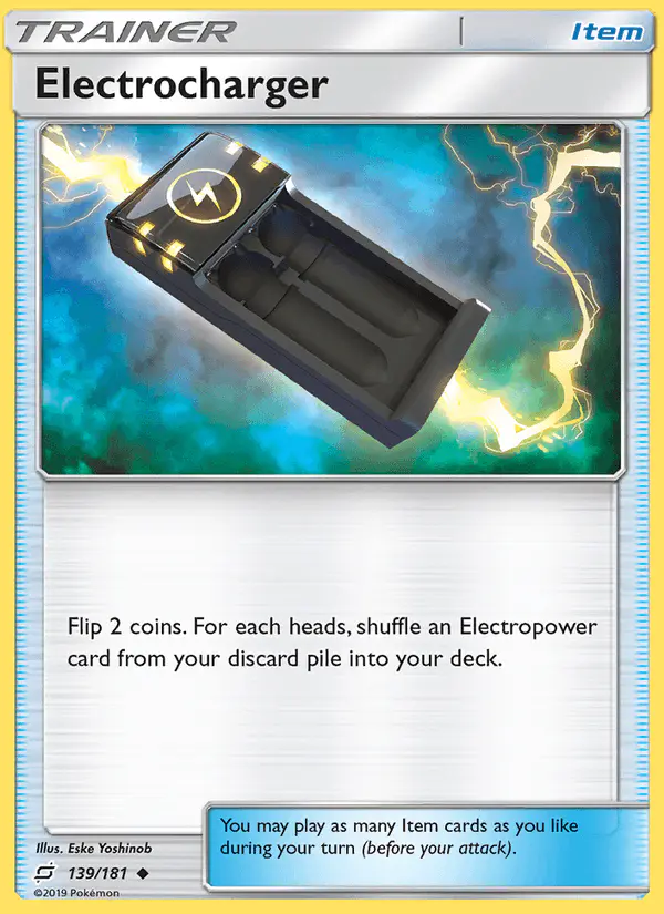 Carta Electrocharger 139/181 de Team Up