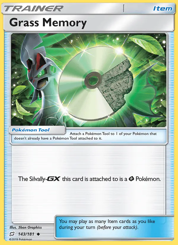 Carta Grass Memory 143/181 de Team Up