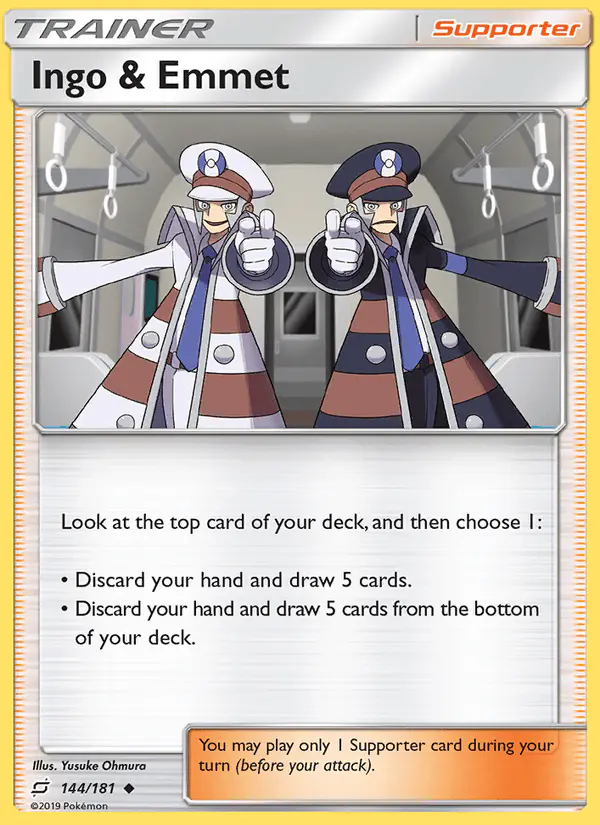Carta Ingo & Emmet 144/181 de Team Up