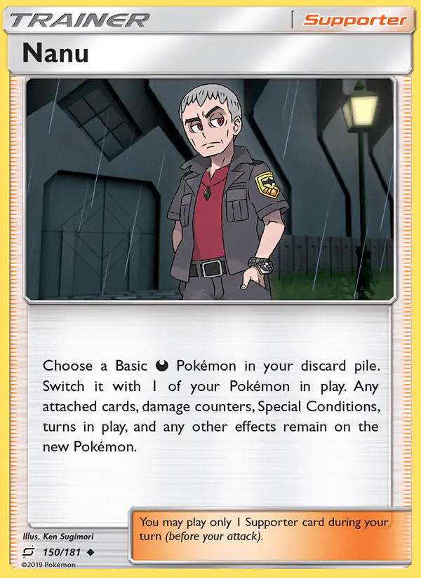 Carta Nanu 150/181 de Team Up