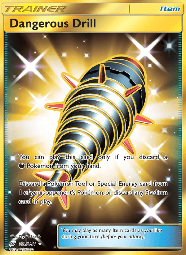 Carta Dangerous Drill 192/181 de Team Up