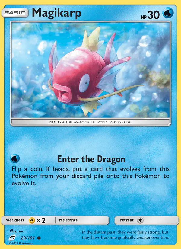 Carta Magikarp 29/181 de Team Up