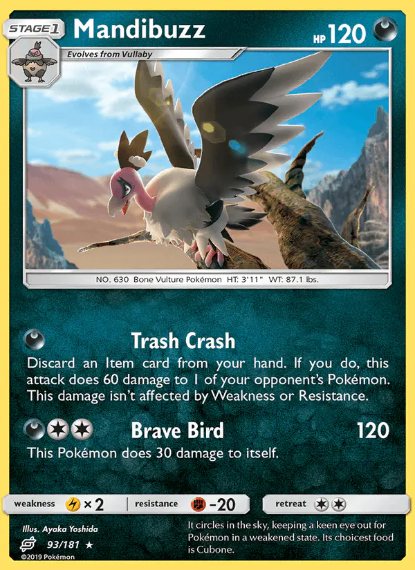 Carta Mandibuzz 93/181 de Team Up