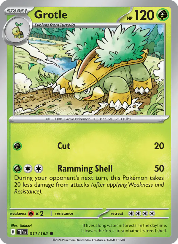 Carta Grotle 011/162 de Temporal Forces