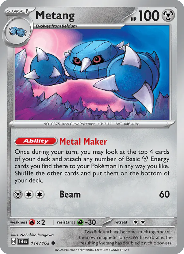 Carta Metang 114/162 de Temporal Forces