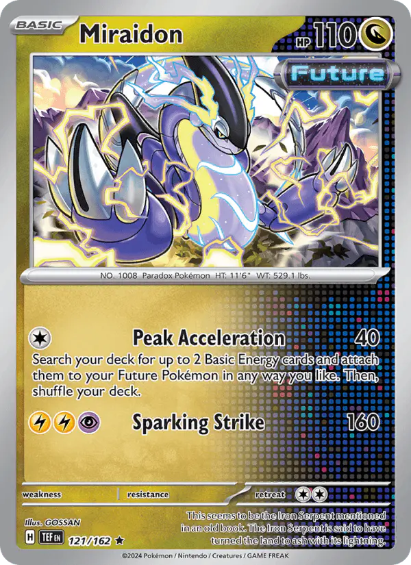 Carta Miraidon 121/162 de Temporal Forces