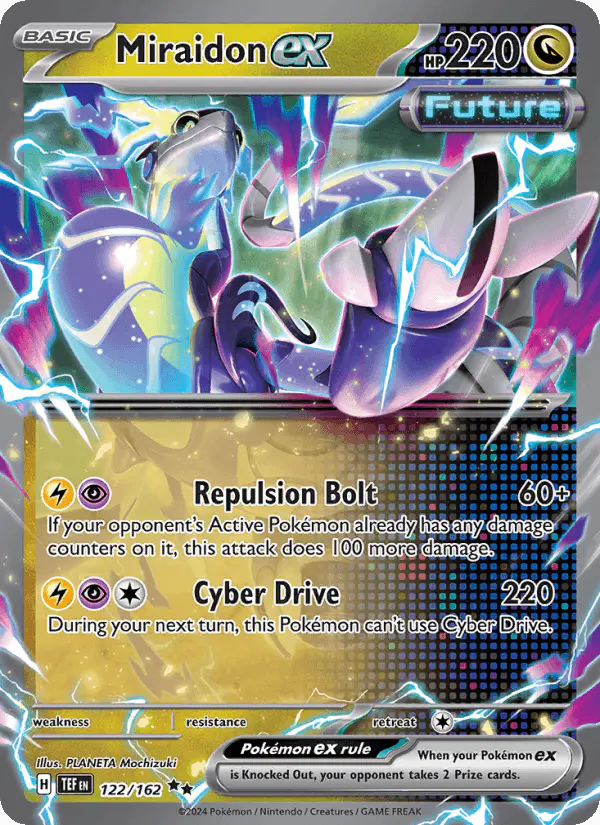 Carta Miraidon ex 122/162 de Temporal Forces