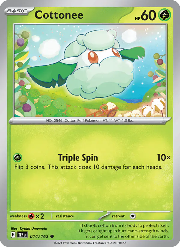 Carta Cottonee 014/162 de Temporal Forces