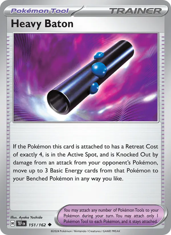 Carta Heavy Baton 151/162 de Temporal Forces