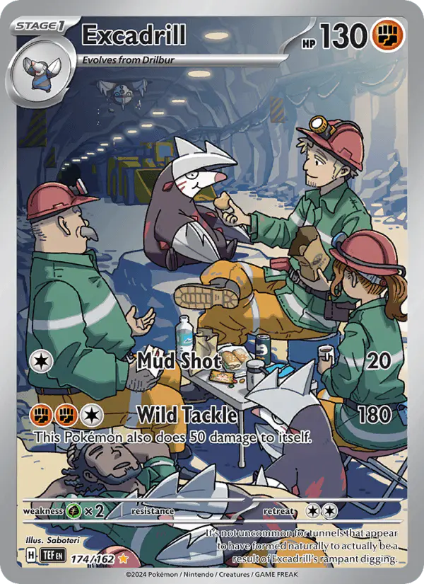Carta Excadrill 174/162 de Temporal Forces