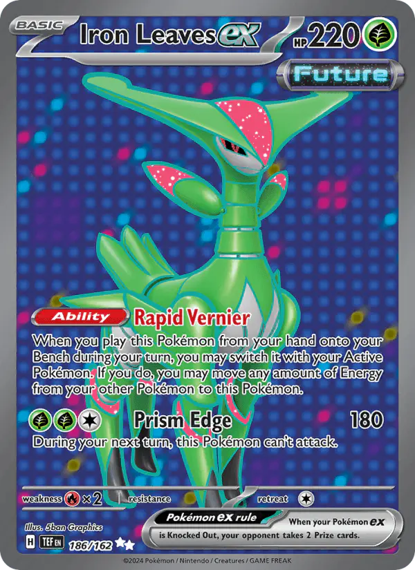 Carta Iron Leaves ex 186/162 de Temporal Forces