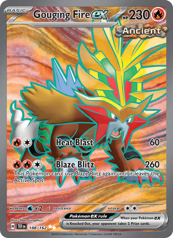 Carta Gouging Fire ex 188/162 de Temporal Forces
