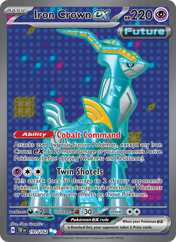 Carta Iron Crown ex 191/162 de Temporal Forces