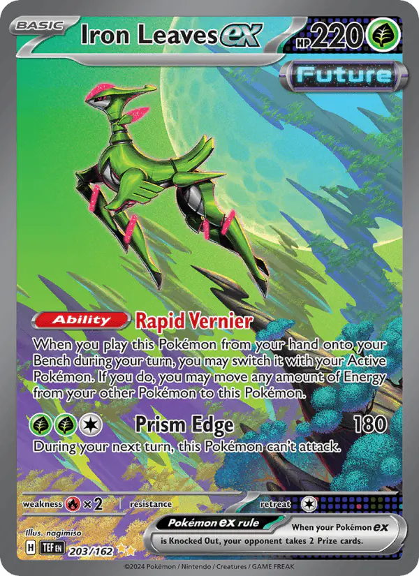 Carta Iron Leaves ex 203/162 de Temporal Forces