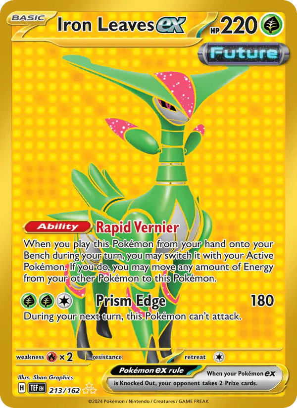 Carta Iron Leaves ex 213/162 de Temporal Forces