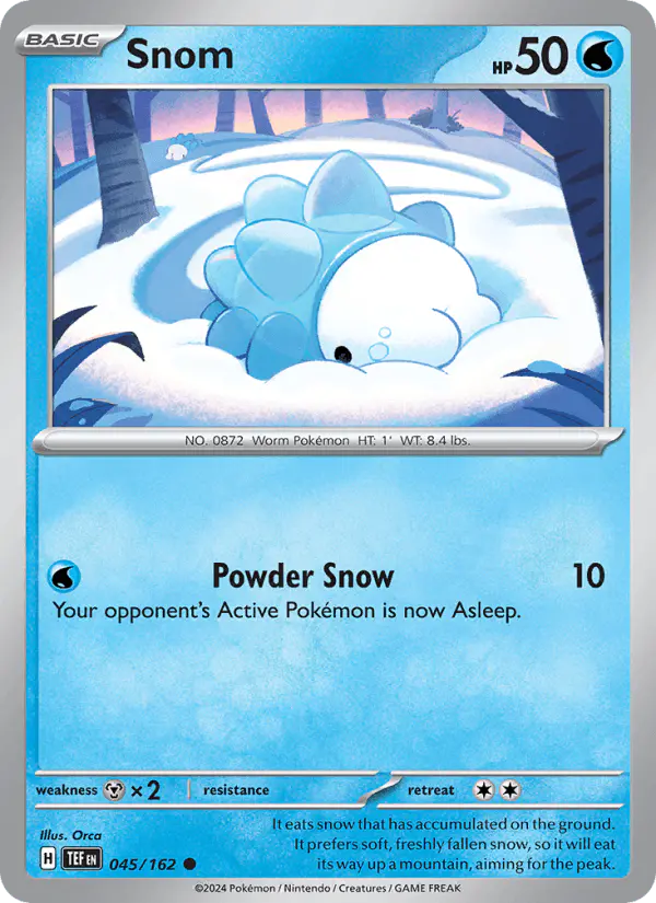 Carta Snom 045/162 de Temporal Forces