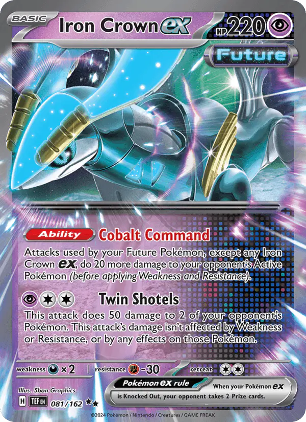 Carta Iron Crown ex 081/162 de Temporal Forces