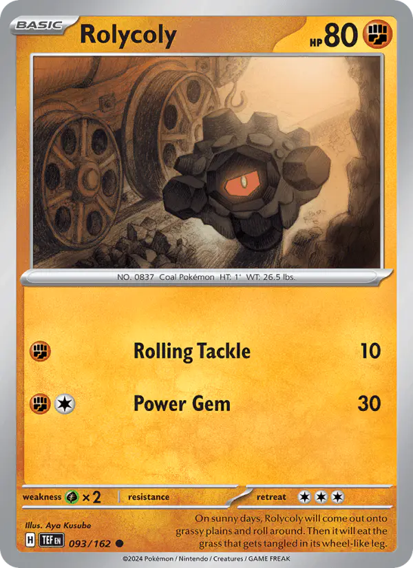 Carta Rolycoly 093/162 de Temporal Forces
