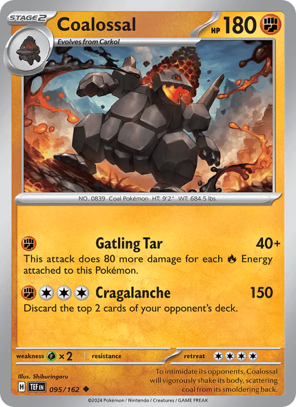 Carta Coalossal 095/162 de Temporal Forces