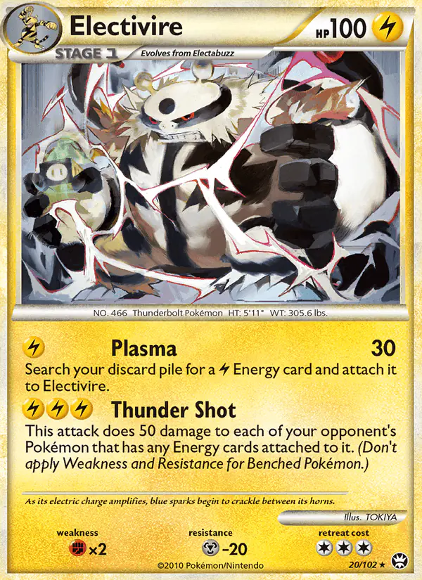 Carta Electivire 20/102 de Triumphant
