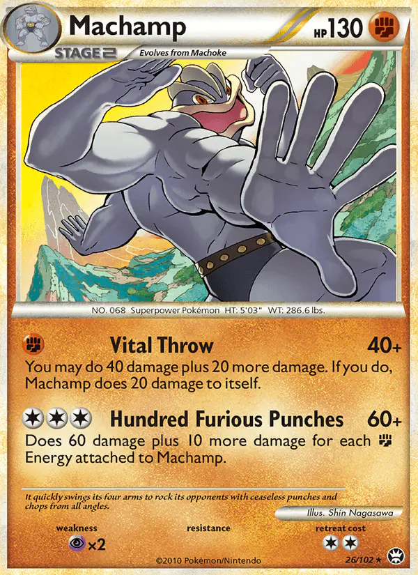 Carta Machamp 26/102 de Triumphant