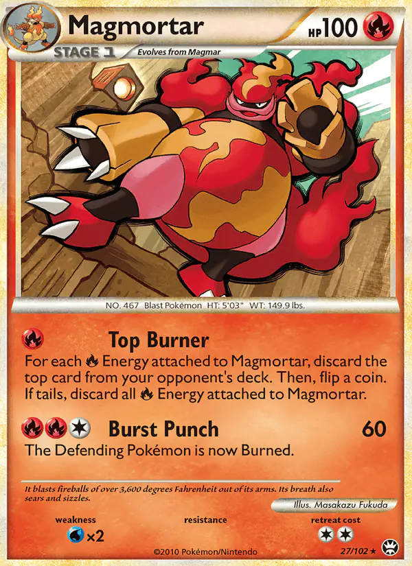 Carta Magmortar 27/102 de Triumphant