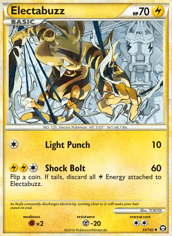 Carta Electabuzz 33/102 de Triumphant