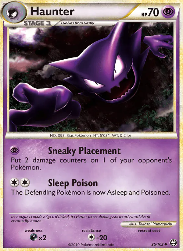 Carta Haunter 35/102 de Triumphant
