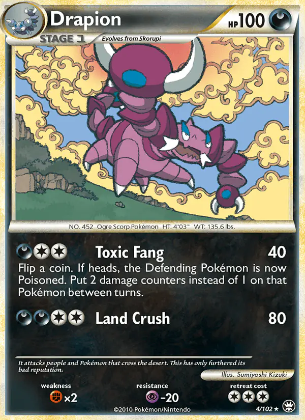Carta Drapion 4/102 de Triumphant
