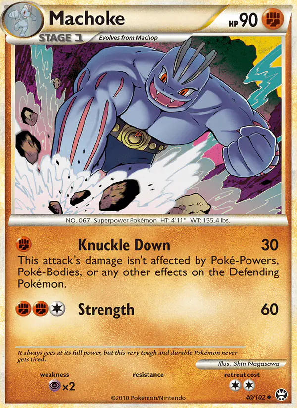 Carta Machoke 40/102 de Triumphant