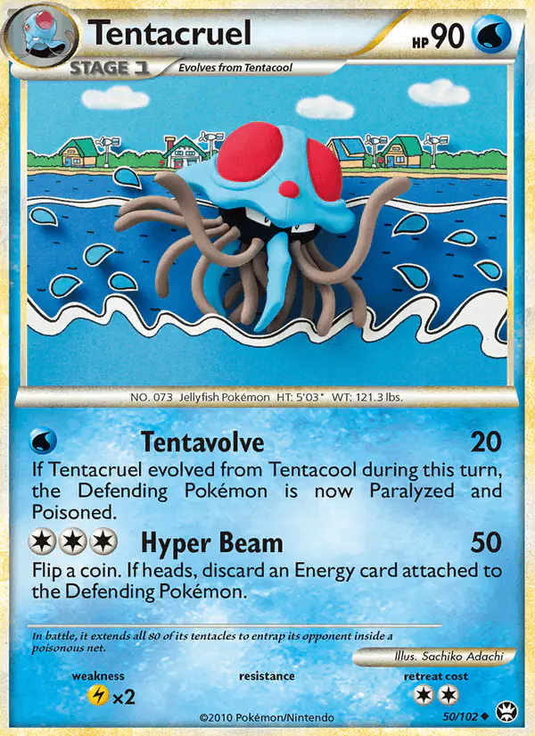 Carta Tentacruel 50/102 de Triumphant