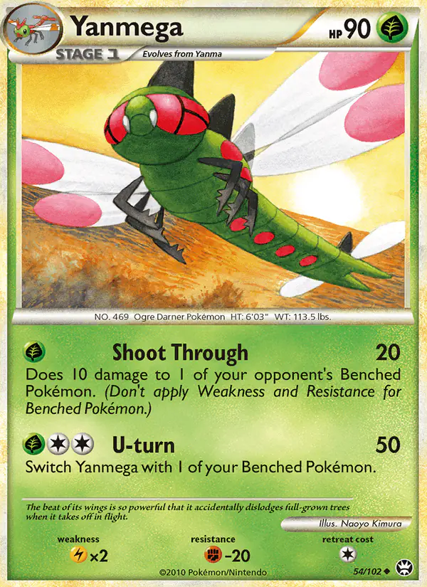 Carta Yanmega 54/102 de Triumphant