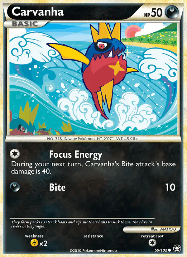 Carta Carvanha 59/102 de Triumphant
