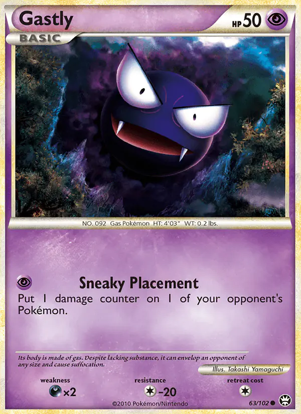 Carta Gastly 63/102 de Triumphant