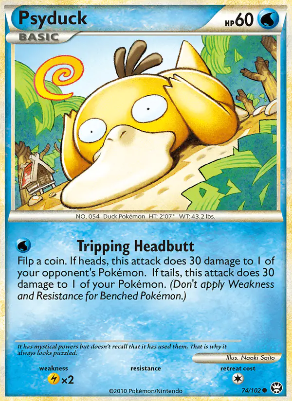 Carta Psyduck 74/102 de Triumphant