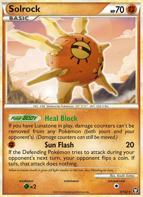 Carta Solrock 9/102 de Triumphant