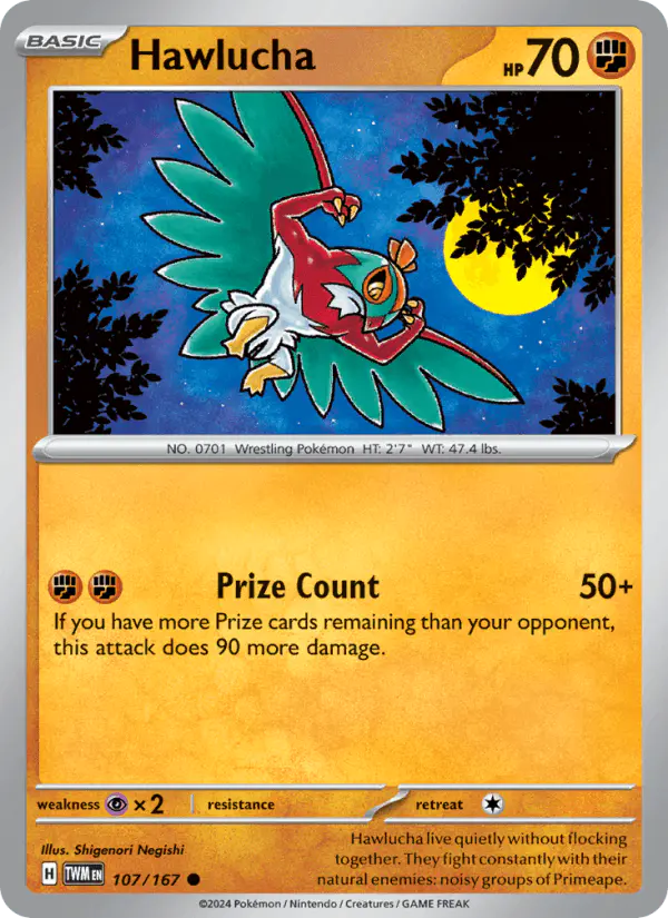 Carta Hawlucha 107/167 de Twilight Masquerade