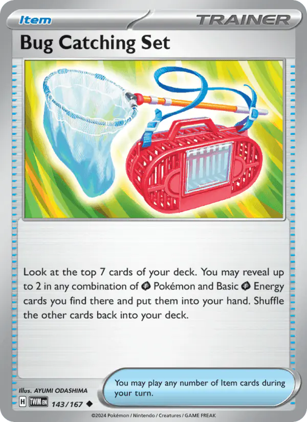 Carta Bug Catching Set 143/167 de Twilight Masquerade