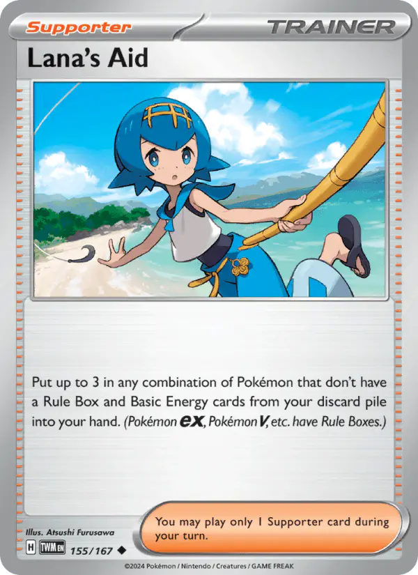 Carta Lana's Aid 155/167 de Twilight Masquerade