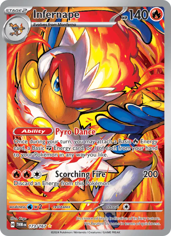 Carta Infernape 173/167 de Twilight Masquerade