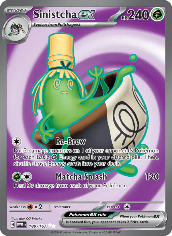 Carta Sinistcha ex 189/167 de Twilight Masquerade