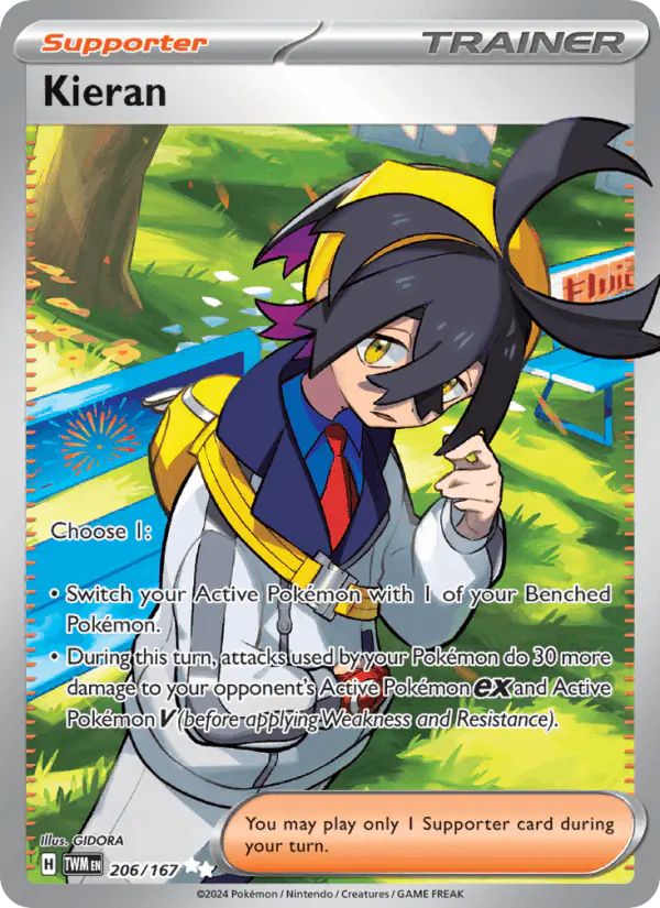 Carta Kieran 206/167 de Twilight Masquerade