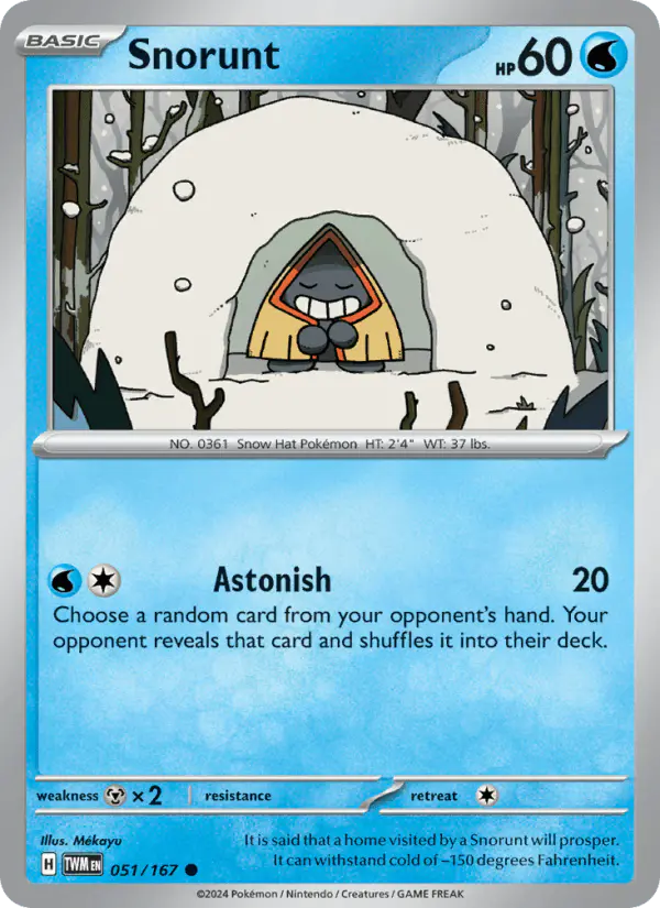 Carta Snorunt 051/167 de Twilight Masquerade