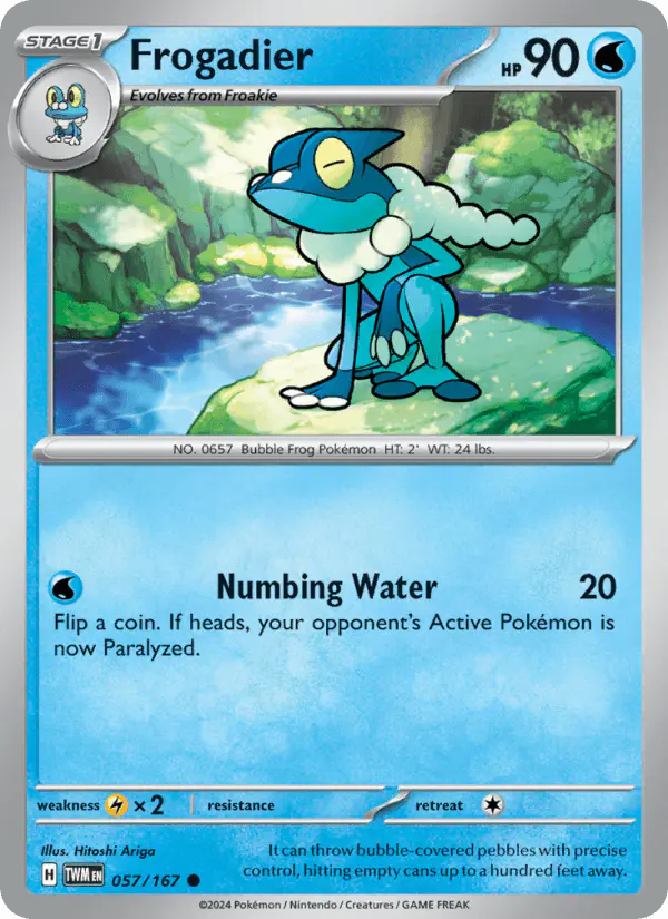 Carta Frogadier 057/167 de Twilight Masquerade