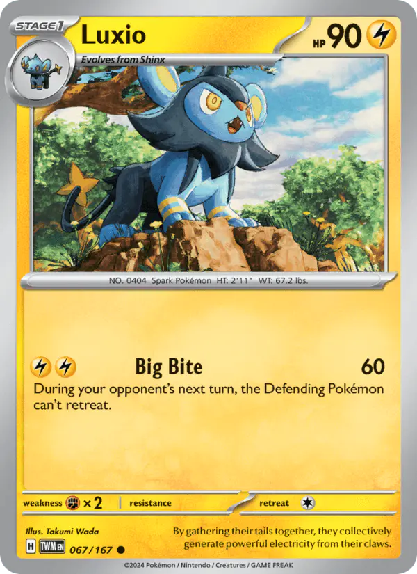 Carta Luxio 067/167 de Twilight Masquerade