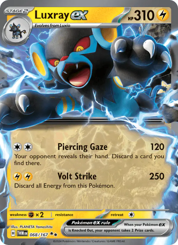 Carta Luxray ex 068/167 de Twilight Masquerade