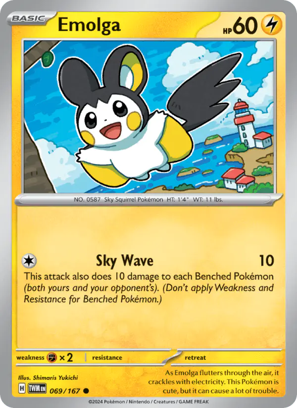 Carta Emolga 069/167 de Twilight Masquerade