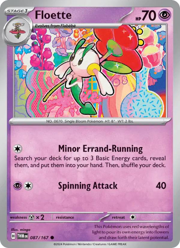 Carta Floette 087/167 de Twilight Masquerade