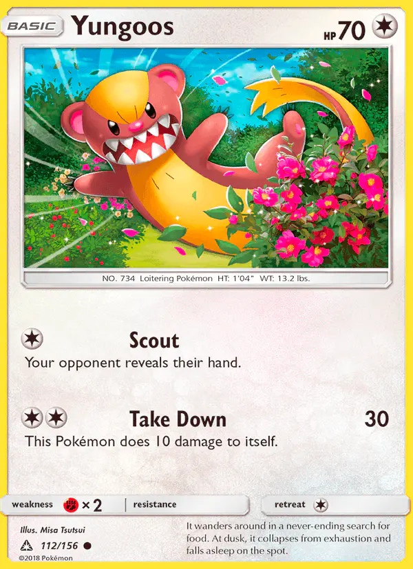 Carta Yungoos 112/156 de Ultra Prism